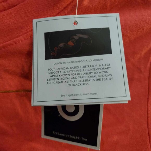 Black History Month Roll Sleeve Graphic T-Shirt - NWT! - Picture 4 of 5